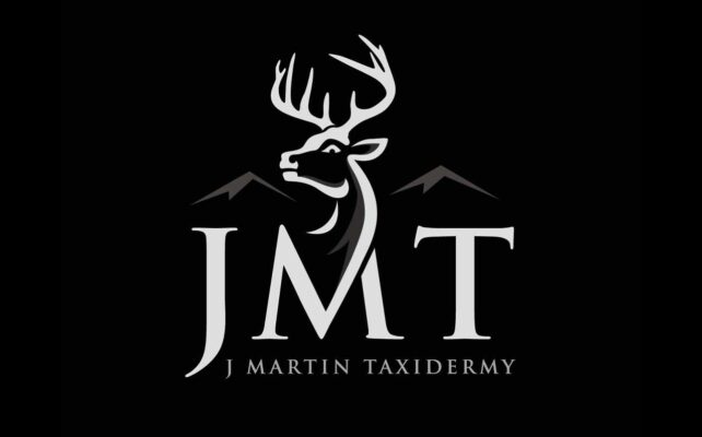 j martin taxidermy logo