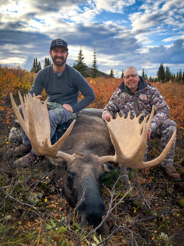 Alan Homer with Moose for Hunters for BC